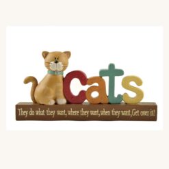 1511-10643 'DO WHAT THEY WANT' CATS ON BASE (M4)