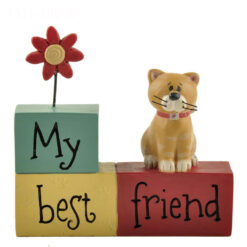 1511-10648 	MY BEST FRIEND' BLOCKS W/CAT (M4)