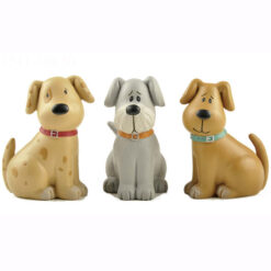 1511-10650 S/3 GRAY/TAN/BROWN DOGS (M2)