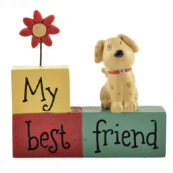 1511-10652 MY BEST FRIEND' BLOCKS W/DOG (M4)