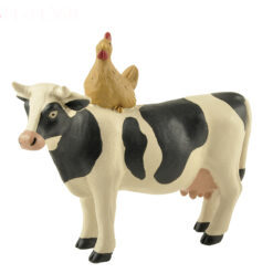 1611-11260 STANDING COW W/CHICKEN (M2)