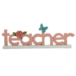 241-13962 BUTTERFLY WISHES TEACHER MESSAGE BLOCK