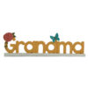 241-13964 BUTTERFLY WISHES GRANDMA MESSAGE BLOCK