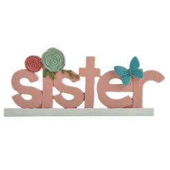 241-13967 BUTTERFLY WISHES SISTER MESSAGE BLOCK