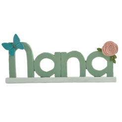 241-13968 BUTTERFLY WISHES NANA MESSAGE BLOCK