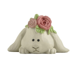 241-14013 SPRING BUNNY WITH FLOWERS