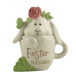 241-14014 SPRING BUNNY IN EASTER BLESSINGS TEACUP