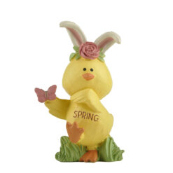 241-14016 SPRING CHICK WITH BUNNY EARS