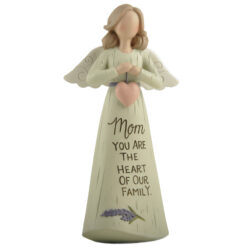 241-14037 GRACEFUL SENTIMENTS MOM ANGEL - HEART OF OUR FAMILY