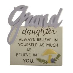 241-14041 GRACEFUL SENTIMENTS GRANDDAUGHTER PLAQUE