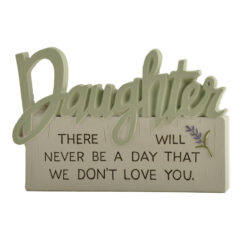 241-14044 GRACEFUL SENTIMENTS DAUGHTER PLAQUE