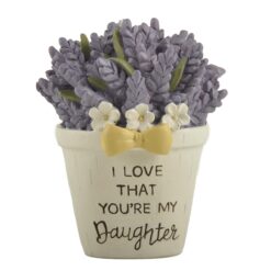 241-14045 Daughter Flower Pot Plaque