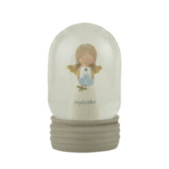 241-14176 SEPTEMBER BIRTHSTONE ANGEL SNOWGLOBE