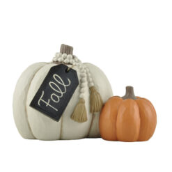 246-13980 Fall PUMPKINS W/BEADS