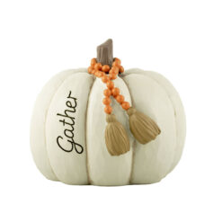 246-13983 Pumpkins w/beads-Gather