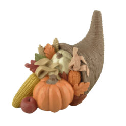 246-13986 CORNUCOPIA W/PUMPKIN