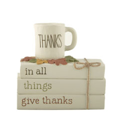 246-13990 Coffee cup on book blocks-THANKS