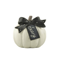 246-13992 Pumpkin w/bow-Scary