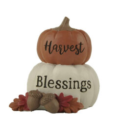 246-14141 Stacked Two pumpkins-Harvest Blessings