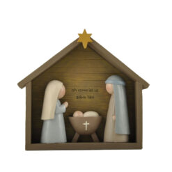 248-14046 HOLY FAMILY W/CRECHE