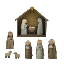 248-14051 S/7 NATIVITY SCENE