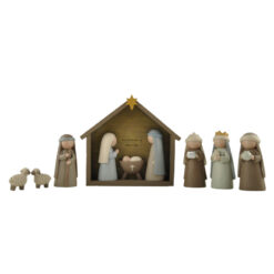 248-14051 S/7 NATIVITY SCENE