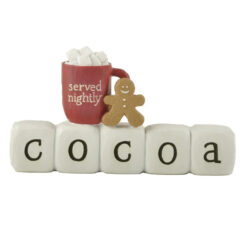 248-14066 HOT COCOA MUG & GINGERBREAD MAN BLOCK