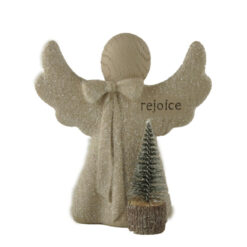 248-14099 ANGEL W/CHRISTMAS TREE - REJOICE