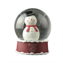 248-14132 Standing snowman  100mm Snow Globe