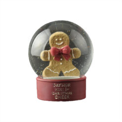 248-14133 GINGERBREAD MAN CHRISTMAS CHEER SNOWGLOBE
