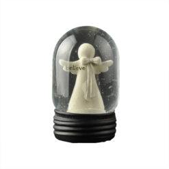 248-14134 Trees angel-believe in 65mm snow globe