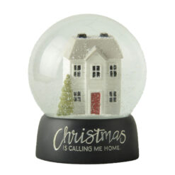 248-14146 CHRISTMAS IS CALLING ME HOME SNOW GLOBE