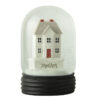 248-14148 House on base 100mm jar shaped Snow Globe