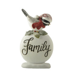248-14156 Bird on ball w/snowbase-Family