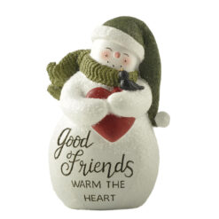 248-14161 SNOWMAN W/HEART - GOOD FRIENDS