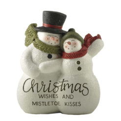 248-14165 SNOWCOUPLE - CHRISTMAS WISHES FIGURINE