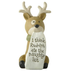 248-14185 REINDEER - RUDOLPH ATE THE NAUGHTY LIST