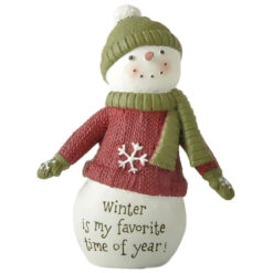 248-14189 Snowman in red sweater