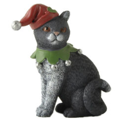 248-14207 X'mas dog w hat