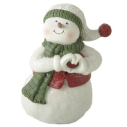248-14214 Snowman make heart by hands