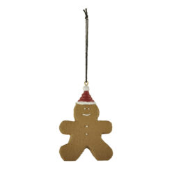 248-52155 ORN- semi 3Dgingerbread w/hat