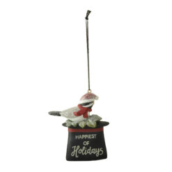 248-52171 ORN-bird on hat-Holidays