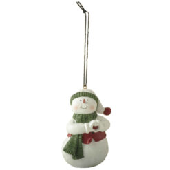 248-52190 ORN-snowman make heart by hands