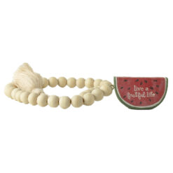251-14241 Beads w fruit &  fringe-watermelon