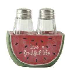 251-14243 Watermelon w salt and pepper shakers
