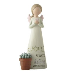 251-14272 Angel w Green Plants-mom