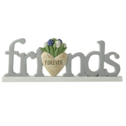 251-14286 Plaque w Green Plants-friend