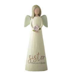 251-14359 Angel holding bouquet-Sister