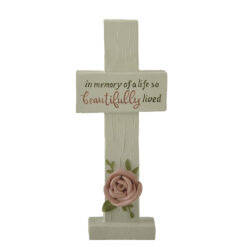 251-14439 ANGELS AMONG US - BEAUTIFULLY LIVED CROSS