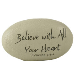 251-14447 Faith Rocks-Believe with All Your Heart